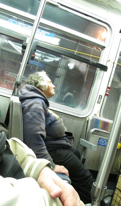 In the bus
